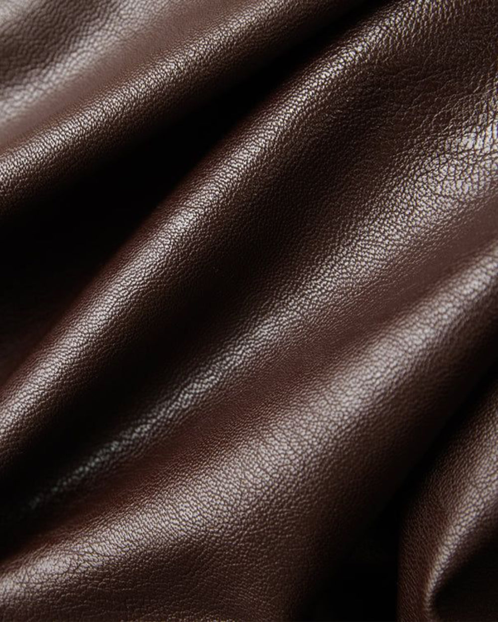 Close-up of brown leather texture